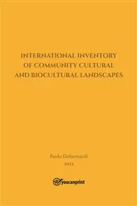 " International Inventory of Community Cultural and Biocultural Landscapes "_cover