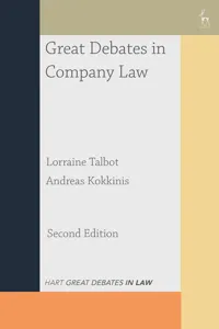Great Debates in Company Law_cover