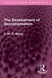 The Development of Sacramentalism_cover