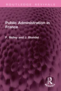 Public Administration in France_cover