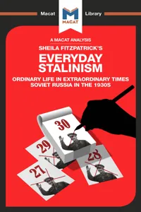 An Analysis of Sheila Fitzpatrick's Everyday Stalinism_cover