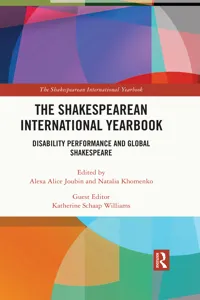 The Shakespearean International Yearbook_cover