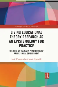 Living Educational Theory Research as an Epistemology for Practice_cover