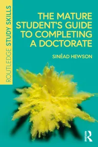 The Mature Student's Guide to Completing a Doctorate_cover