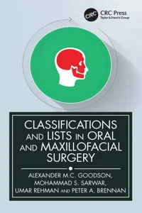 Classifications and Lists in Oral and Maxillofacial Surgery_cover