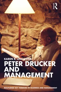 Peter Drucker and Management_cover