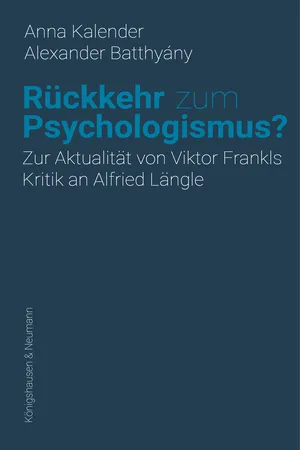 Rückkehr zum Psychologismus?