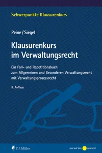 Klausurenkurs im Verwaltungsrecht_cover