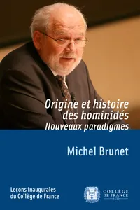 Origine et histoire des hominidés. Nouveaux paradigmes_cover