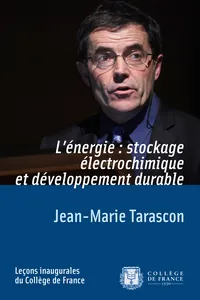 L’énergie : stockage électrochimique et développement durable_cover