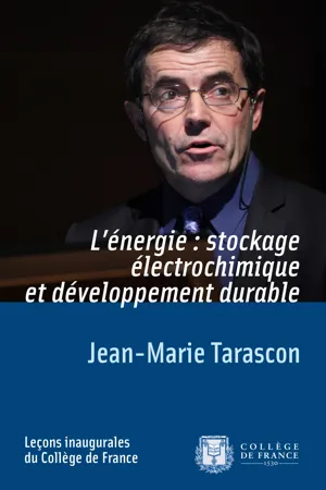 L'énergie : stockage électrochimique et développement durable