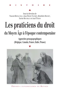 Les praticiens du droit du Moyen Âge à l'époque contemporaine_cover