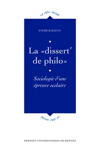 La «dissert' de philo»_cover