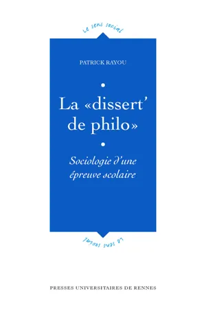 La «dissert' de philo»