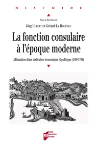 La fonction consulaire à l'époque moderne_cover