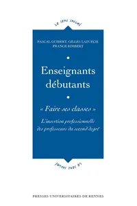 Enseignants débutants : «Faire ses classes»_cover