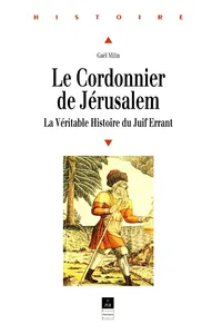 Le cordonnier de Jérusalem_cover