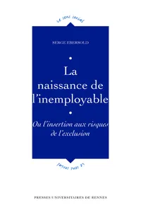 La naissance de l'inemployable_cover