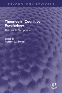 Theories in Cognitive Psychology_cover