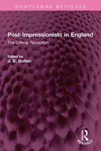 Post-Impressionists in England_cover