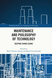 Maintenance and Philosophy of Technology_cover
