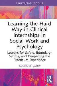 Learning the Hard Way in Clinical Internships in Social Work and Psychology_cover