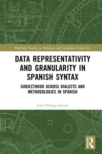 Data Representativity and Granularity in Spanish Syntax_cover