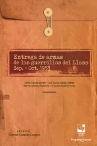 Entrega de armas de las guerrillas del Llano sep.-Oct.1953_cover