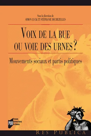 Voix de la rue ou voie des urnes ?