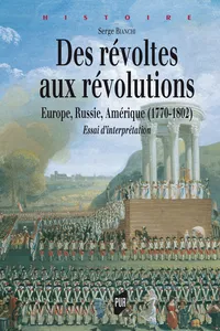 Des révoltes aux révolutions_cover