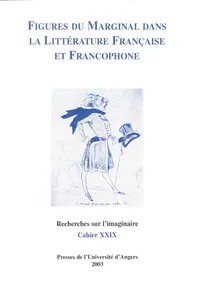 Figures du marginal dans la littérature française et francophone_cover