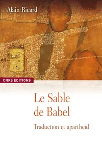 Le sable de Babel_cover