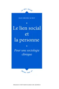 Le lien social et la personne_cover