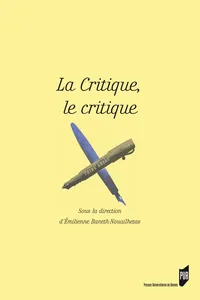 La critique, le critique_cover