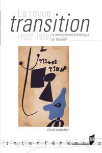 La revue Transition, le modernisme historique en devenir_cover