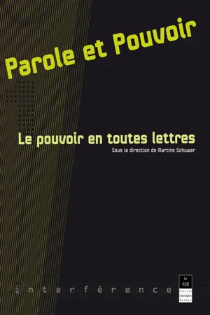 Parole et pouvoir 1