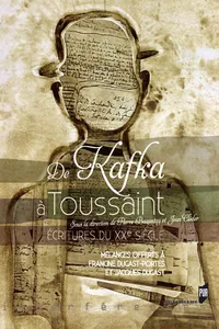 De Kafka à Toussaint_cover