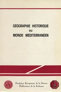 Géographie historique du monde méditerranéen_cover