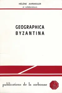 Geographica Byzantina_cover