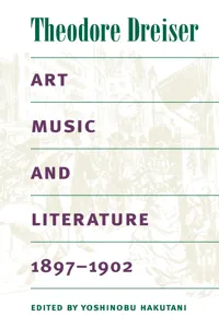 Art, Music, and Literature, 1897-1902_cover