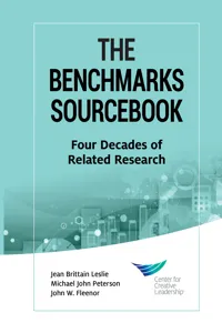 The Benchmarks Sourcebook: Four Decades of Related Research_cover