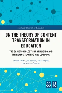 On the Theory of Content Transformation in Education_cover