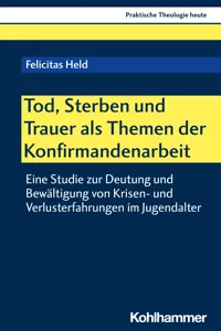 Tod, Sterben und Trauer als Themen der Konfirmandenarbeit_cover