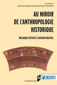 Au miroir de l’anthropologie historique_cover