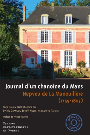 Journal d'un chanoine du Mans