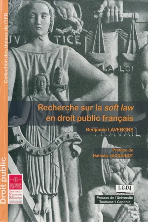 Recherche sur la soft law en droit public français