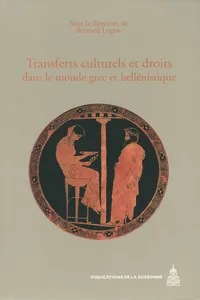 Transferts culturels et droits dans le monde grec et hellénistique_cover
