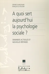 À quoi sert aujourd'hui la psychologie sociale ?_cover