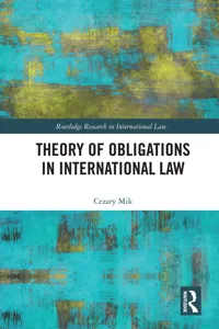 Theory of Obligations in International Law_cover