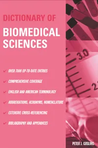 Dictionary of Biomedical Science_cover